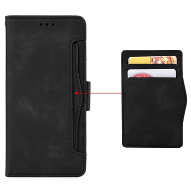 SKALO Samsung S24+ 6-RUM Pungetaske - Sort