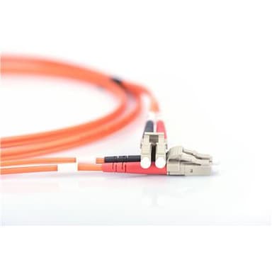 Digitus FO patchledning, duplex, LC til LC MM OM2 50/125 µ, 2 m