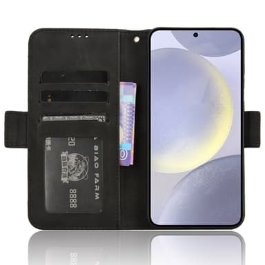 SKALO Samsung S24+ 6-RUM Pungetaske - Sort