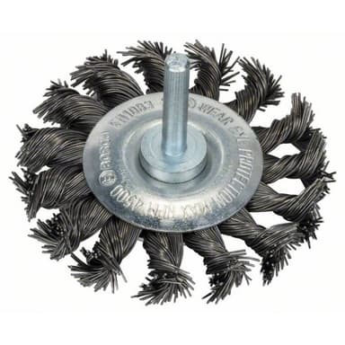 Bosch Accessories Skivestålbørste 75 mm, 0,5 mm, 4500 U/ min, 13 mm Skaft-Ø 6 mm 2608622113 1 stk