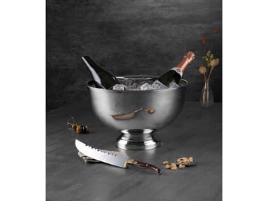Bastian Champagnebowle Dia 38 cm Blank stål
