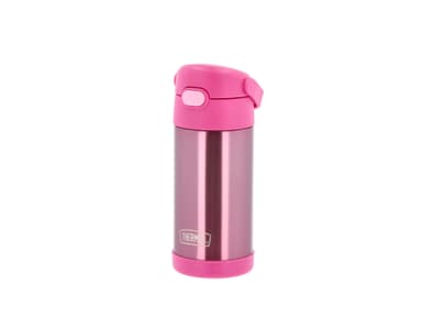 Thermos Funtainer Drikkeflaske m. sugerør 355 ml Pink