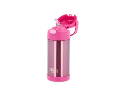 Thermos Funtainer Drikkeflaske m. sugerør 355 ml Pink