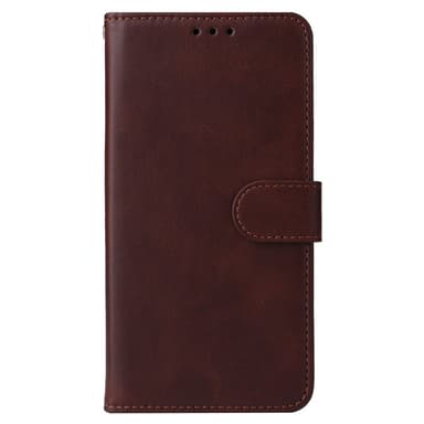 SKALO iPhone 16 PU-læder Pungetui - Brun