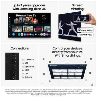 Samsung 55” QN70F 4K MiniLED Smart TV (2025)