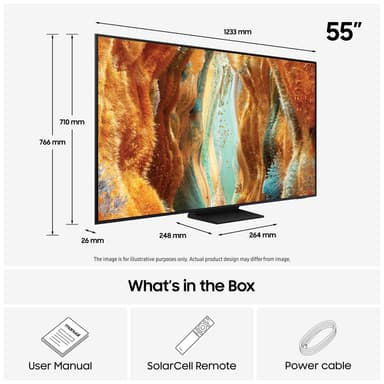 Samsung 55” QN70F 4K MiniLED Smart TV (2025)