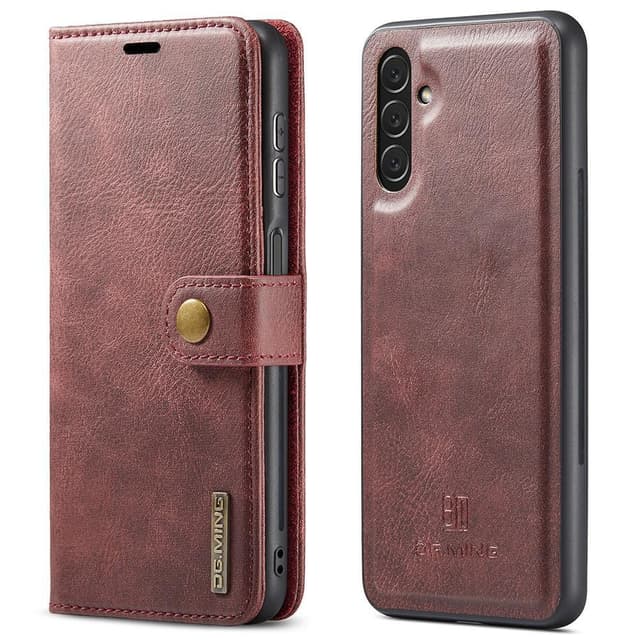 DG MING Samsung A13 5G 2-i-1 Magnet Pungetui - Rød