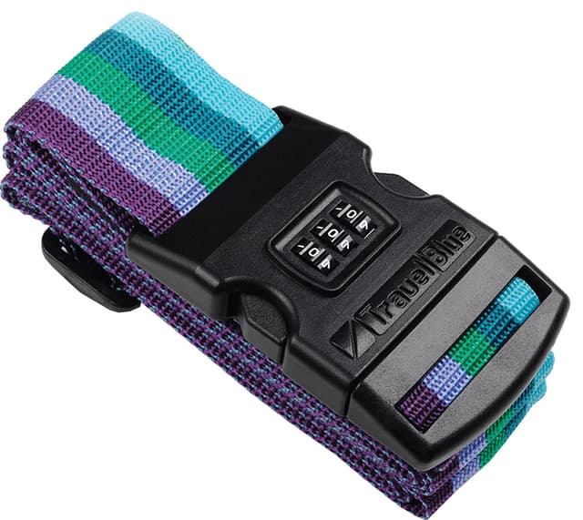 Travel Blue Security Strap bagagerem med kodelås/navneskilt