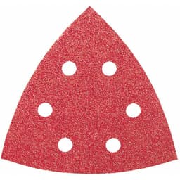 Bosch Accessories 2609256A52 Deltaslibepapir med burrebånd, perforeret Kornstørrelse 180 Hjørnemål 93 mm 5 st