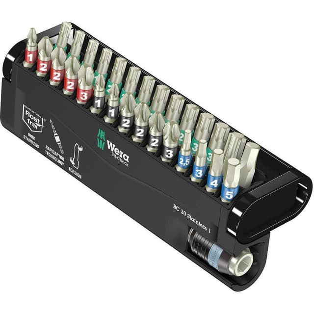 Wera BC Stainless/30 Bit-Check 05071109001 Bitsæt 30
