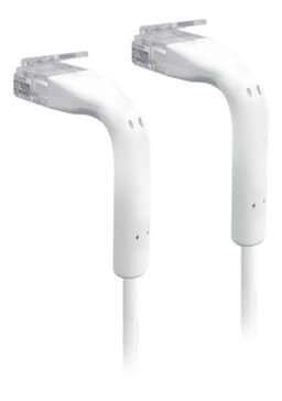 UniFi Ethernet Patch Cable Bendable booted RJ45 0.3m White