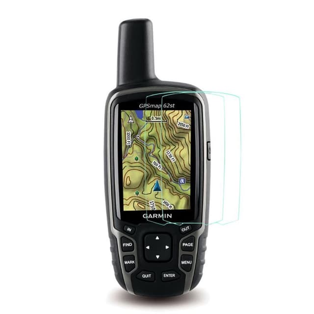2-Pak Hærdet glas skærmbeskytter Garmin GPSMAP 62st