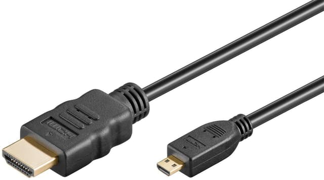 Goobay Højhastigheds HDMI™-kabel med Ethernet (Micro, 4K   60 Hz)
