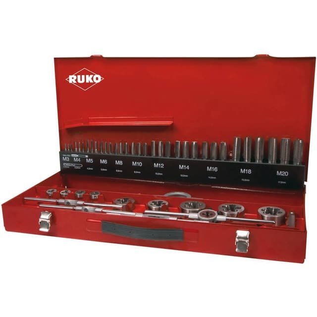 RUKO 245040 Maskine-gevindbor-sæt 1 Set