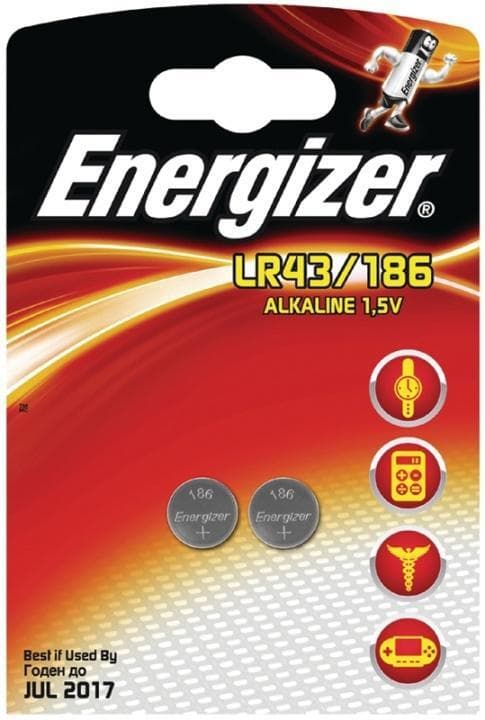 Energizer Alkaline Batteri Lr43 | 1.5 V | 2-Blister