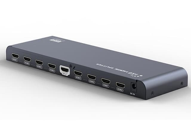 deltacoimp HDMI splitter, 1 source to 8 displays, support 4K at 60Hz, b