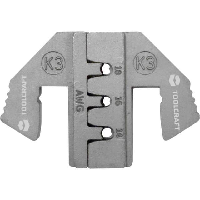 TOOLCRAFT PLE-0K3 Crimp - Indsats Crimpfatning Deutsch