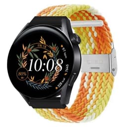 Flettet Elastik Armbånd Huawei Watch GT3 (42mm) - Gradientorange