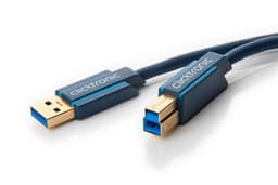 USB-A til USB-B 3.0 adapterkabel