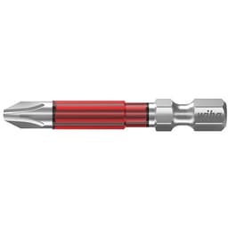 Wiha 42120 Krydskærv-bit PH 3 Volybdæn-vanadium-stål