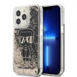 Karl Lagerfeld iPhone 13 Pro Cover Liquid Glitter Gatsby Sort