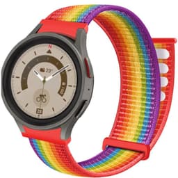 Nylon Armbånd  No-Gap Samsung Galaxy Watch 5 Pro (45mm) - Pride