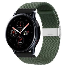 Flettet Elastik Armbånd Samsung Galaxy Watch Active 2 (44mm) - Army