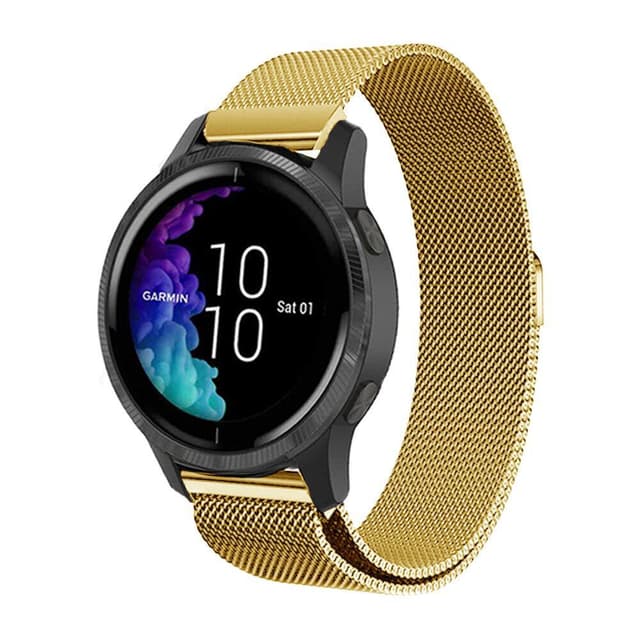 SKALO Milanese Loop til Garmin Venu 2 - Guld