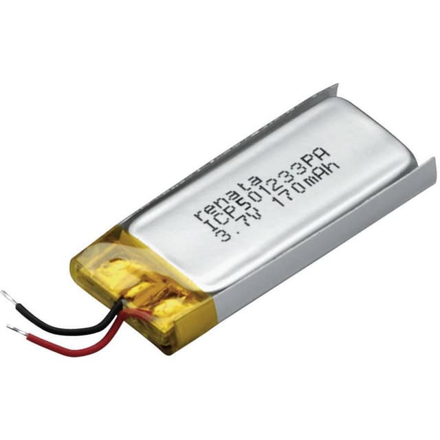 Renata ICP501233PA Special-batteri Prismatisk Kabel