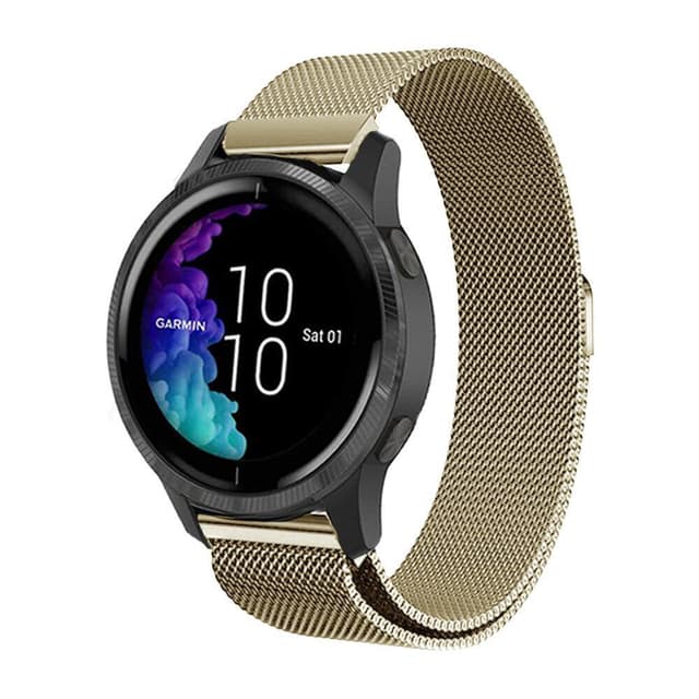 SKALO Milanese Loop til Garmin Venu 2 - Champagne