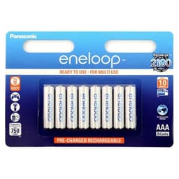Panasonic Eneloop AAA--Batteri 8-pak
