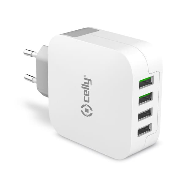 Celly USB-oplader 4xUSB 4.8A (24W)