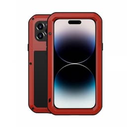 LOVE MEI Powerful til Apple iPhone 14 Pro - Rød