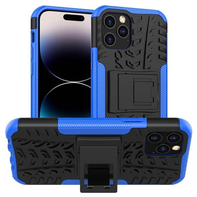 Stødbestandigt cover med stativ Apple iPhone 14 Pro Max - Blå