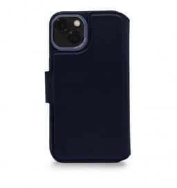 Decoded iPhone 14 Etui Leather Detachable Wallet Navy