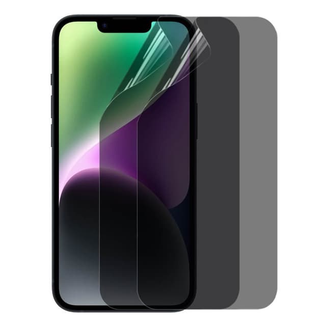 2-pak Privacy 3D Soft HydroGel skærmbeskytter Apple iPhone 14
