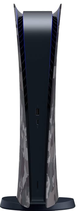 PS5 Digital Edition konsolcover (grey camouflage)
