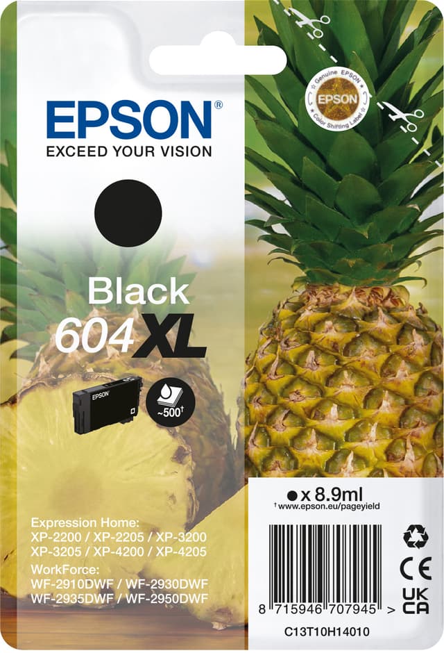 Epson 604 XL blækpatron (sort)