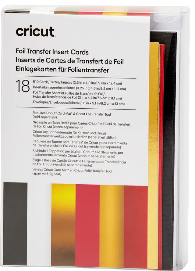 Cricut Foil indsætningskort 18-pak (Royal Flush)