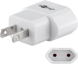 Goobay Netadapter US/Japan, hvid