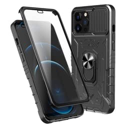 iPhone 14 Pro fuldt cover TPU + PC Kickstand Telefontaske+hærdet glas