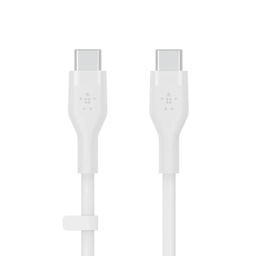 Belkin BOOST↑CHARGE Flex, 2 m, USB C, USB C, USB 2.0, Hvid