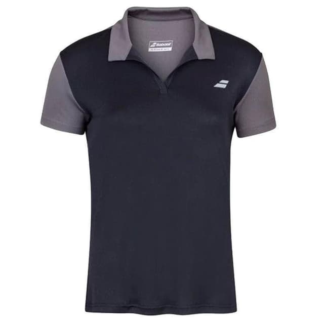 Babolat Play Polo, Padel og tennis T-shirt dame Sort læder L