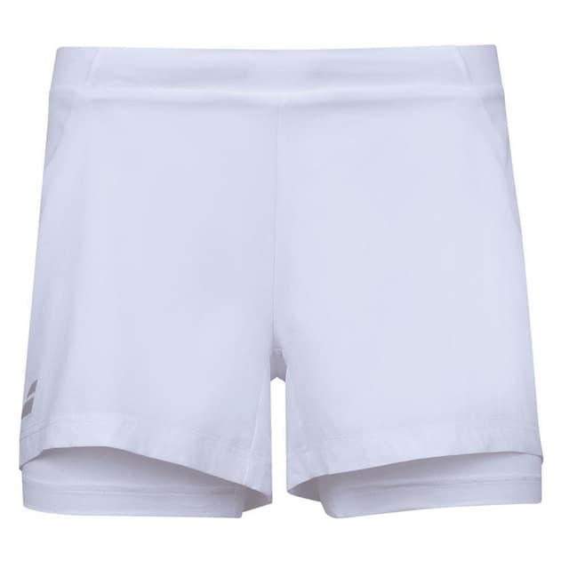 Babolat Exercise Short, Padel og tennisshorts dame Vit/Blå L