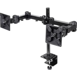 Manhattan 420808 Dobbelt Skærm-bordslag 25,4 cm (10) - 61,0 cm (24) Vippebar, Bevægelig