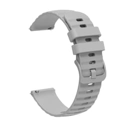 Urrem silikone Grå 20 mm Samsung Galaxy Watch 5/4 40mm 44mm/Gear Sport, Huawei Watch GT3 42 mm, Honor Watch SE, Huami Amazfit GTS 3,Garmin Forerunner 158/55/245/645/Venu Sq