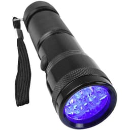 Berger & Schröter UV 395-400 nm UV-LED Lommelygte Håndstrop Batteridrevet 95 g