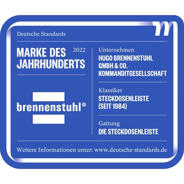 Brennenstuhl 1256000698 Stikdåse med