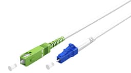 Goobay Lyslederkabel (FTTH), Singlemode (OS2) White, hvid (Simplex), 3 m