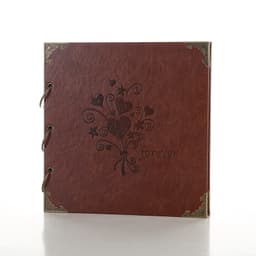 Fotoalbum i retrostil 25 sider 10 tommer Brun